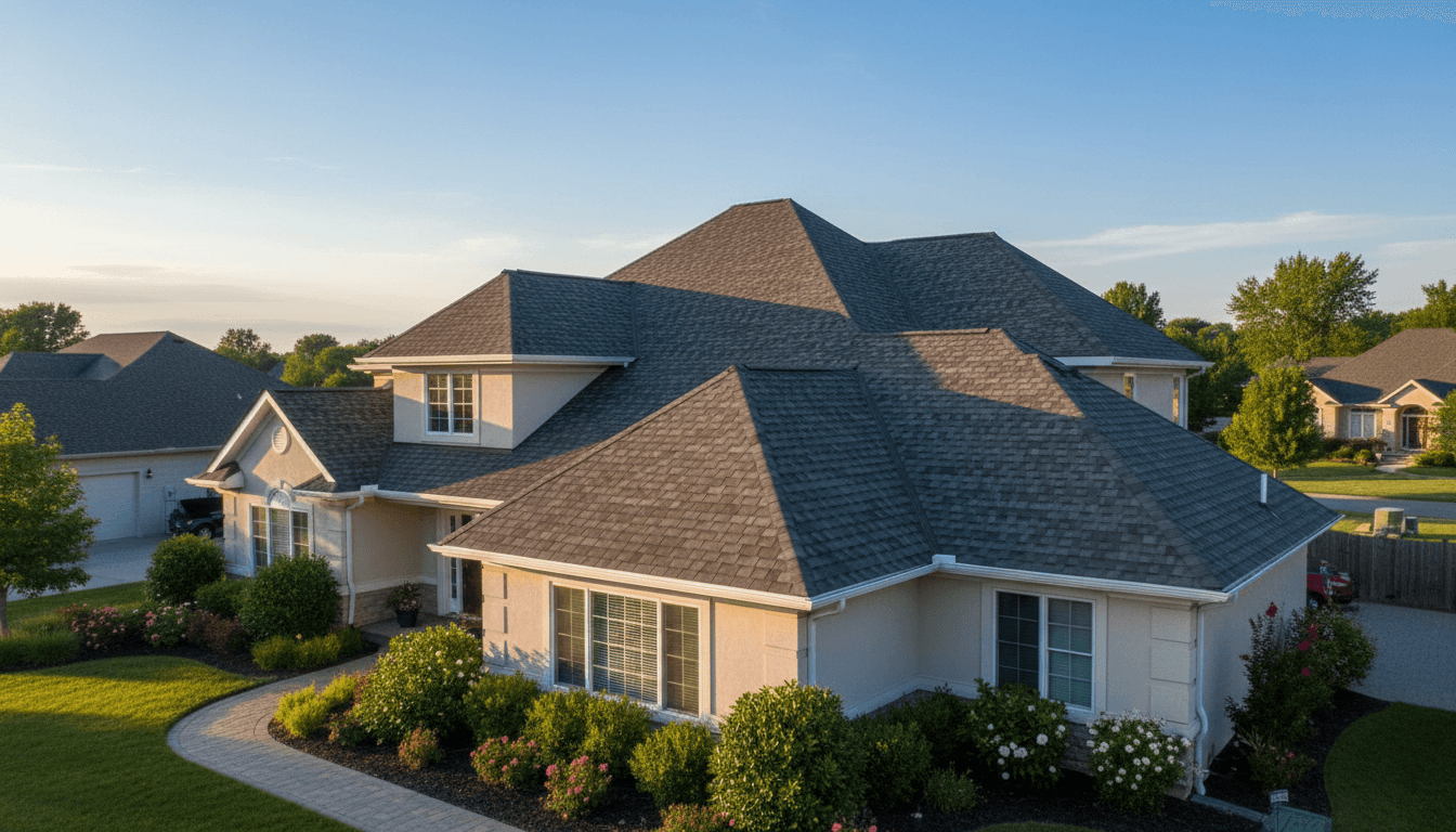 New roof installation