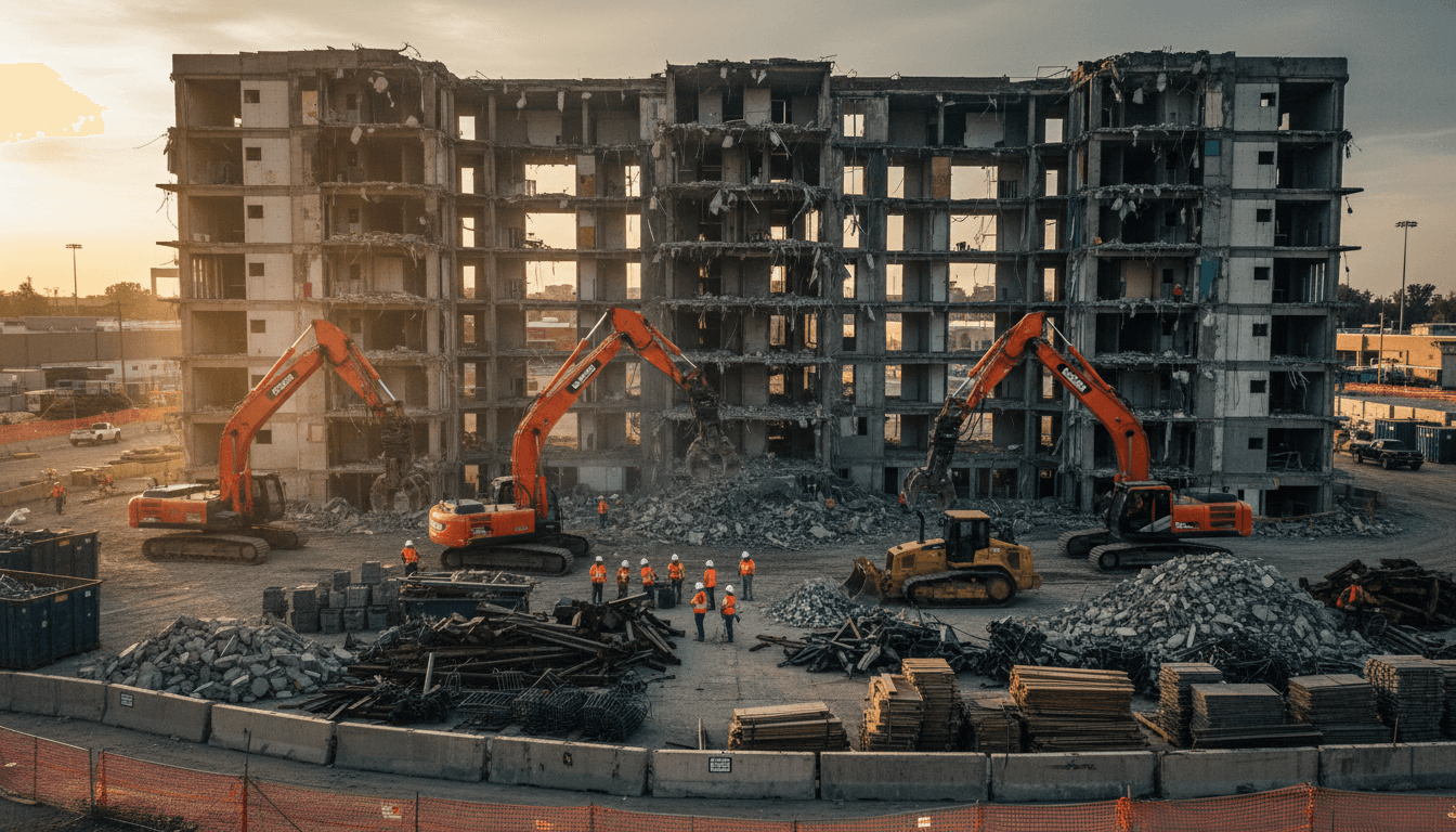 Demolition and site prep